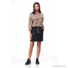 Комплект юбочный Bonna Image 631-1 беж+черный