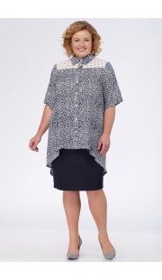 Комплект юбочный Michel Chic 553 сине белый