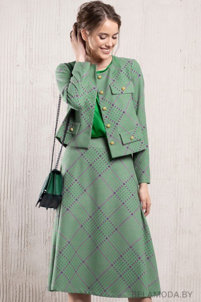 Комплект юбочный Avanti Erika 1419.2 зеленый + фиолетовый