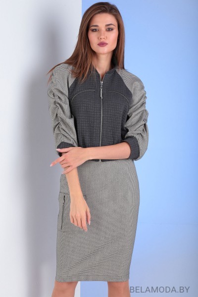 Комплект юбочный Viola Style 2649 серый