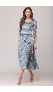 Комплект юбочный Verita Moda 2058 синие тона