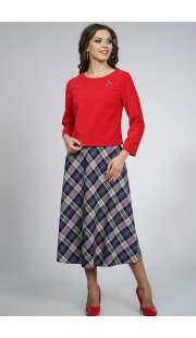 Комплект юбочный Alani 862 красный с синим