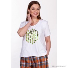 Майка Belinga 5094 белые тона Майка Belinga 5094 белые тона