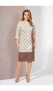Платье Mira Fashion 5028 коричневый