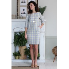 Платье Juliet Style D196 голубой