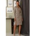 Платье Galean style 826 Бежевый Платье Galean style 826 Бежевый