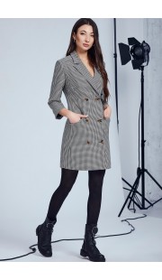 Платье Andrea Fashion AF-110 черно-белый