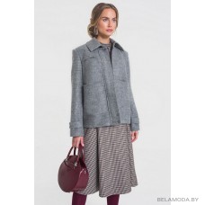Пальто Elletto 3371 серый