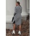 Пальто Olga Style М446 гусиная лапка