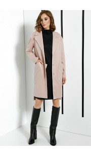 Пальто DiLiaFashion 0365 розовые тона