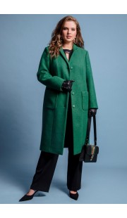 Пальто S. Malich 11123 изумрудный