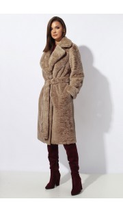 Пальто Миа Мода 1194-2 темные тона