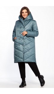 Пальто Olga Style 699 изумруд