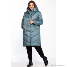 Пальто Olga Style 699 изумруд