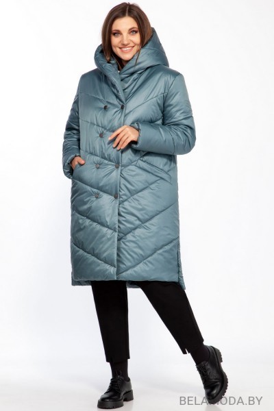 Пальто Olga Style 699 изумруд