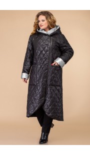 Пальто Svetlana Style 1459 черный с серым