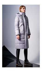 Пальто DiLiaFashion 0129-1 серый
