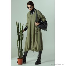 Плащ Denissa Fashion 1286 хаки