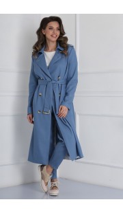 Плащ SandyNa 13957 васильковый