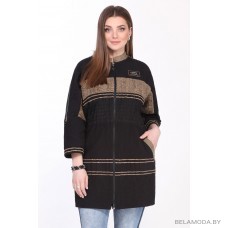 Плащ Matini 21386 черные тона