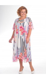 Платье Pretty 746 розовые тона