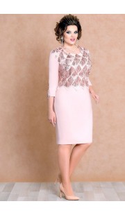 Платье Mira Fashion 4486 светлые тона