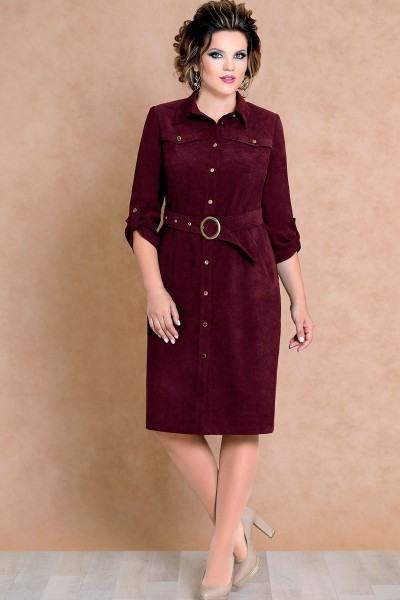 Платье Mira Fashion 4388-3 бордовый
