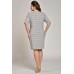 Платье Lady Style Classic 926 серо-розовые тона