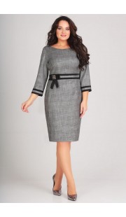 Платье Denissa Fashion 1182 серый