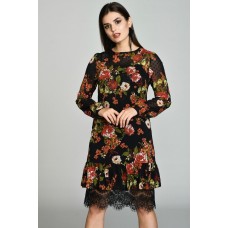 Платье Svetlana Style 1157 "черный с цветами" Платье Svetlana Style 1157 "черный с цветами"