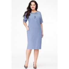Платье Erika Style 607 голубой