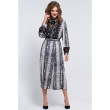 Платье Denissa Fashion 1185 синие тона Платье Denissa Fashion 1185 синие тона