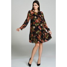 Платье Svetlana Style 1158 "черный с цветами" Платье Svetlana Style 1158 "черный с цветами"