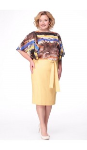 Платье Michel Chic 675 желтые тона