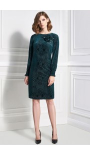 Комплект плательный Bazalini 3378 изумруд