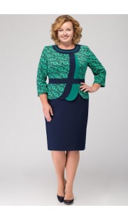 Платье Svetlana Style 1110 мятный с синим