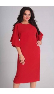 Платье Andrea Style 00125 красный