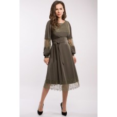 Платье Teffi style 1358 хаки Платье Teffi style 1358 хаки