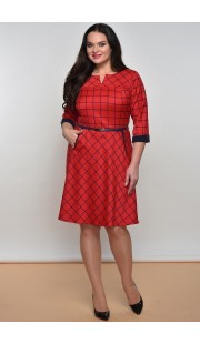 Платье Lady Style Classic 851 красный