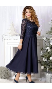 Платье Mira Fashion 3978 синий