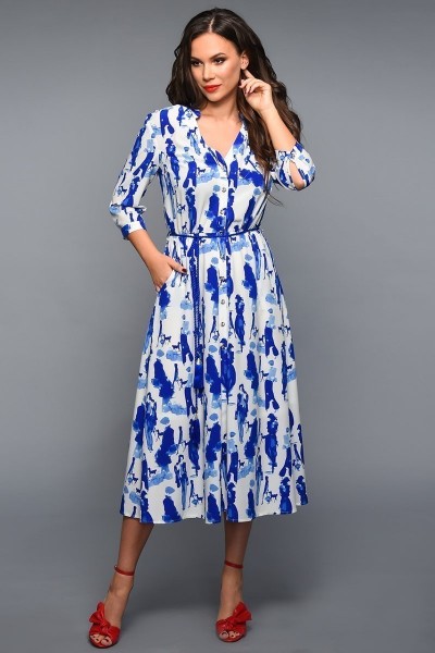 Платье Teffi style 1331 светло синий