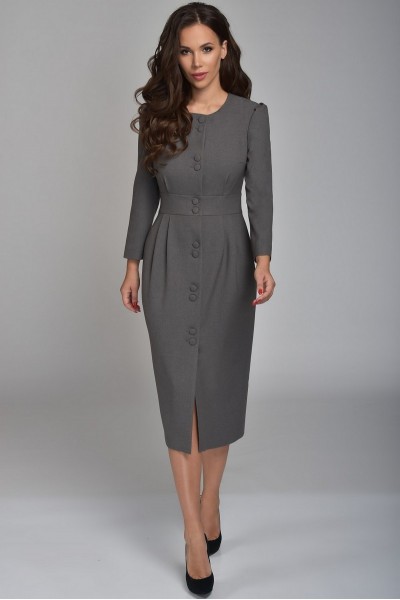 Платье Teffi style 1371 графит