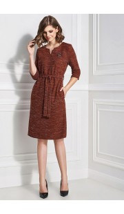Платье Bazalini 3369 коричневые тона