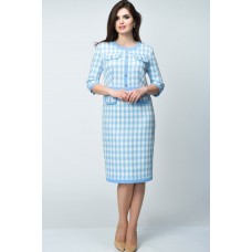Платье Elga 01-540 голубой