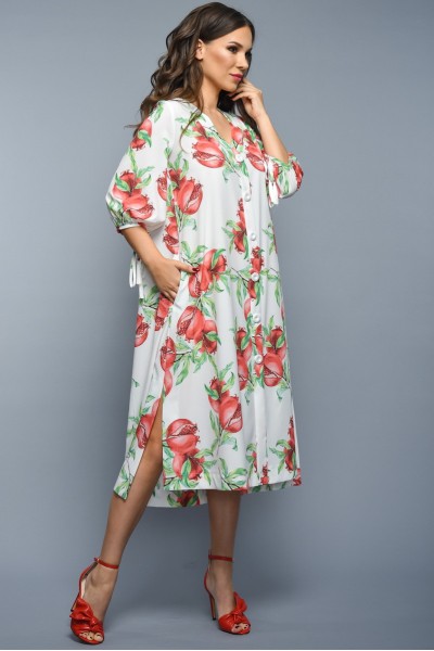 Платье Teffi style 1338 гранат