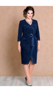 Платье Mira Fashion 4464 тёмно-синий