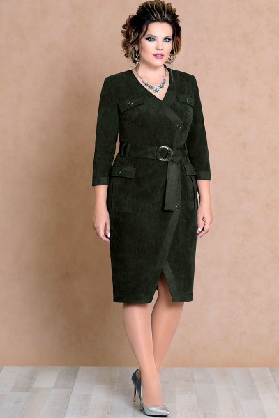 Платье Mira Fashion 4464-2 зелёный