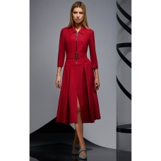 Платье DiLiaFashion 0174-2 бордо