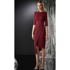 Платье DiLiaFashion 0185 бордо