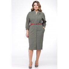Платье Verita Moda 1125 оливковый